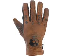 Helstons Kustom Guanti moto invernali, arancione-marrone, taglia 4XL per maschi
