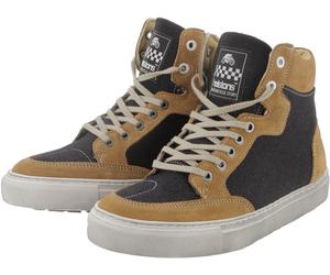 Helstons Maya Scarpe da moto da donna, blu/giallo, Taglia 42