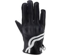 Helstons Mora Guanti da moto, nero/bianco/grigio, Taglia 9