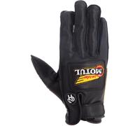 Helstons Motul Oil Guanti da moto estivi, nero, Taglia 11