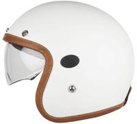 Helstons Naked Carbon Casco Jet, bianco, taglia XL per maschi