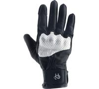 Helston's Guanti moto Neo Air traforati in pelle nero-bianco Taglia XL Uomo