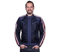 Helstons Pace Air Giacca tessile moto, blu, Taglia S
