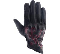 Helstons Rod Air Guanti Moto traforati, nero/rosso, Taglia 8
