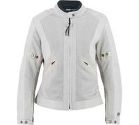 Helstons Stoner Evo Air Mesh Giacca tessile moto da donna, Argento, Taglia L