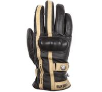 Helstons Tinta Guanti da moto da donna, nero-beige, taglia S per donne