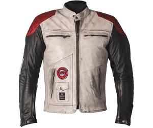 helstons Tracker Natural Giacca In Pelle M uomo bianca