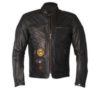helstons Tracker Natural Giacca In Pelle Nero 2XL