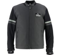 Helstons V-Series Giacca tessile da moto, nero-grigio, taglia M per maschi