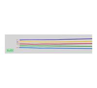 HELU 29376 Filo singolo H05V-K 1 x 0.75 mm² Blu, Bianco 100 m