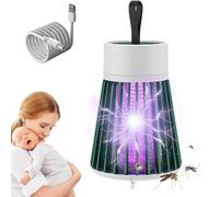 Helve Buzz Antizanzare, Helvebuzz Per Zanzare, Mosquito Killer with UV Lamp, Waterproof IPX5, 2000MAH, USB Rechargeable, with LED Light, Suitable for Camping, Indoor, Outdoor and Garden (Green)
