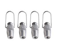 HELVES 4pcs Clothes Laundry Line Tightener Household Clothesline Tight Gadgets Clothes Drying Line Tight Tools for Clothesline Tightener Stainless Steel Home Clothesline tensioner Adjuster