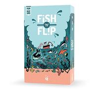 Helvetiq Fish 'N' Flip Card Game Ocean Themed Strategy Game Cooperative Game