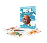 Helvetiq Odin, Gioco di Carte Tascabile in Italiano - Memoria per 2-6 Giocatori, da 7 Anni - Ricorda le Posizioni e Recupera gli Oggetti Rubati in un Divertente Viaggio nella Mitologia Norrena