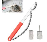 Helweet Chiave a Frusta, Bici Chiave Pacco Pignoni, Catena Freewheel Removal Tool, Estrattore Ruota Libera, Kit Catena Bici, Robusto e Durevole, Un Must per Gli Appassionati di Bicicletta, 3 Pezzi