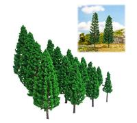 Helweet Modello Misto albero del Diorama, Alberi Modellismo, Paesaggio in Miniatura, Modello di Giocattolo, Layout di Scena o Decorazioni Paesaggistiche, 3.5-16CM, 16 Pezzi