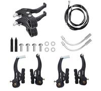 Helweet Set Freni Bici, V Brake Set Anteriore E Posteriore, Set Completo di Freni, Freni V-Brake per Bici, Freni per Mountain Bike per La Maggior Parte delle Biciclette, Bici da Strada, MTB, BMX