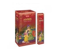 HEM Ambra Masala Bastoncini di Incenso Agarbatti Confezione da 12X15g Ciascun...