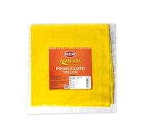 HEM Aradhana Panno Pooja giallo per Mandir| >25 metri | Panno Mandir rosso, panno per tempio di alta qualità per cerimonie spirituali, ideale per uso domestico e tempio, migliora il tuo spazio sacro