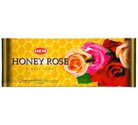 Hem Bastoncini di incenso al miele (120 bastoncini, 6 scatole all'interno), lunghi 22,9 cm, 20 g per scatola, perfetti per meditazione, rituali, pulizia e creazione di un'atmosfera rilassante e