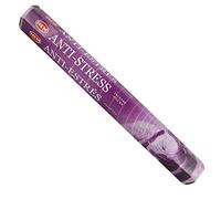 Hem - Bastoncini di incenso anti-stress Agarbatti con fragranza naturale indiana arrotolati a mano, confezione da 3