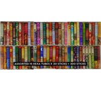 HEM Confezione da 15 scatole di incenso 300 bastoncini…