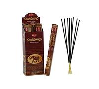 Incense Sandalwood, 120 bastoncini in una confezione Six Pack. HEM Brand, HandRolled in India. by Hem Incense