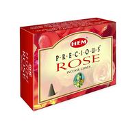 HEM Precious Rose Natural Fragrance Incense Agarbatti Home Freshness 120 Coni