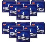 Hem The Moon Incense Cone Dhoop confezione da 12 10 coni ciascuno contenente 120