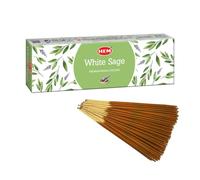 HEM White Sage Smudge Premium Incense Sticks | Spiritual Environment, Fresh & Long Lasting Fragrance Ingredient - 100 GMS …