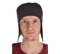 Hemad - Cappello medievale Kahedins in lana feltro, marrone, nero, grigio, rosso | Taglia M, L, XL | Abbigliamento LARP, Nero , M