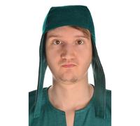 HEMAD Cappello vichingo medievale - feltro di lana - Verde XL