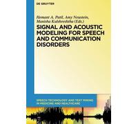 Hemant A. Patil Signal and Acoustic Modeling for Speech and C (Copertina rigida)