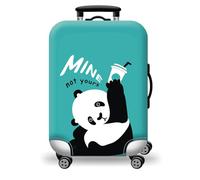 Hemasa Copertura protettiva per bagagli, spessa, elastica, con mappa del mondo, con cerniera, adatta per borse da 45,7 a 81,3 cm, accessori da viaggio, Colore 2, L 25-28 inch, Copertura protettiva