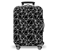 Hemasa Copertura protettiva per bagagli, spessa, elastica, con mappa del mondo, con cerniera, adatta per borse da 45,7 a 81,3 cm, accessori da viaggio, Colore 11, L 25-28 inch, Copertura protettiva