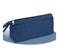 Hemasa Grande Capacità Astuccio Portatile Oxford Matita Caso/Doppio Strato Cancelleria Box Bambini Matita Bag, Blu, Forma quadrata