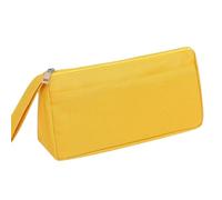 Hemasa Grande Capacità Astuccio Portatile Oxford Matita Caso/Doppio Strato Cancelleria Box Bambini Matita Bag, Giallo, Forma quadrata