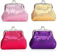 Hemasa Portamonete Canvas Borsa Modello Chiusura Portafoglio, Set di 4, 11, Portamonete