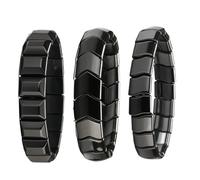 Hematite Bracelet Men, 3 Pezzi Bracciale Ematite Uomo, Braccialetti In Ematite Naturale, Bracciali Per Festa Quotidiano Compleanno Appuntamento Uomini Viaggio Studio Sport Ufficio Padri Lavoro