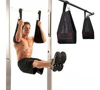 HemeraPhit Bande elastiche da appendere, Per addominali o muscoli delle braccia, Cinture per trazioni, presse, Attrezzatura da culturismo(nero arancione)