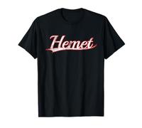 Hemet California Riverside County Vintage Varsity Distressed Maglietta