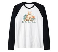 Hemingway Cats Key West - Souvenir con Gatto Maglia con Maniche Raglan
