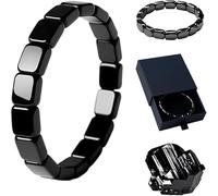 Hemios, braccialetto in ematite Hemys, ispirato ai generali romani e ai guerrieri vichinghi, l'uso quotidiano collega il campo energetico per aumentare naturalmente il metabolismo, ripristinare la