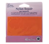 Hemline H689.ARANCIONE | Toppa autoadesiva in nylon arancione | 10 x 20 cm