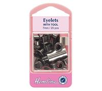 Hemline Occhielli Orlo 7Mm Nero