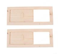 Hemlock - Dispositivo di ventilazione per sauna in legno per un controllo ottimale del flusso d'aria, con valvola di scarico naturale per una facile installazione, ammortizzatore di circolazione