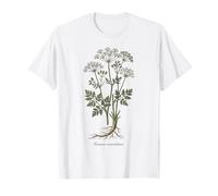 Hemlock, Vendemmia, botanico, Illustrazione Maglietta