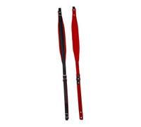 Hemobllo 1 paio Cinghia per Accordioni Regolabile Pelle Sintetica Tracolla Elegante e Versatile per Strumenti Rosso e Adatta Diverse Accordioni