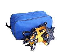 Hemobllo 1 paio Cramponi Antiscivolo Regolabili Manganese per Scarpe Escursionismo per Arrampicata su Ghiaccio e Attività Outdoor Inverno