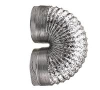 Hemobllo 1 Pc Tubo Di Sfiato Dell'essiccatore in Alluminio Tubo Retrattile Canalizzazione Da 4 Pollici Riscaldato Di Alluminio Per Asciugatrice Di Aspirazione Vuoto Estensore